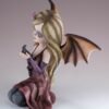 Fairy Collection~Little Vampiress With Black Cat and Crow Vampire Fairy Figurine 7.5" Wide New