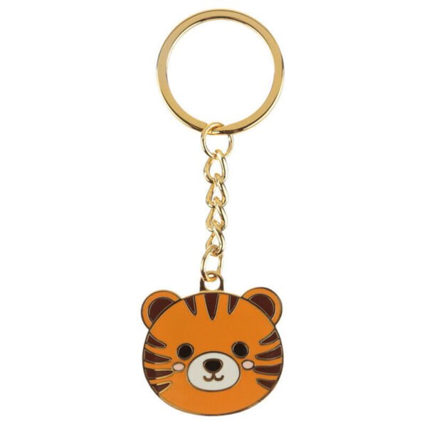 Collectable design~Fun Collectable Cute Tiger Enamel Keyring