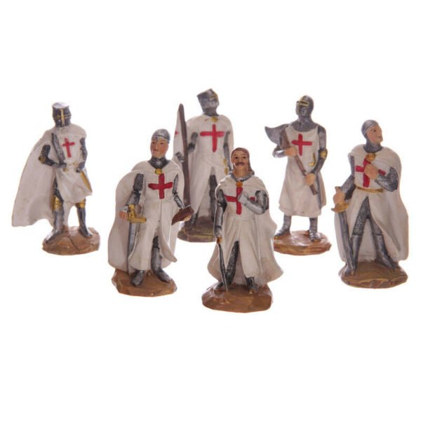 Home Decor~Fantasy Mini Collectable Knight Figurines Battle Ready Crusader