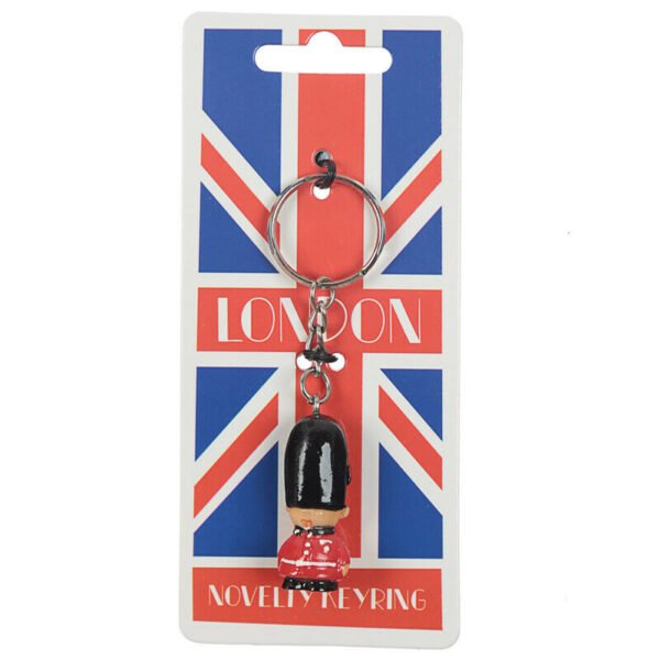 Collectable design~Fun Novelty London Guardsman Keyring Souvenir UK Palace Guard Bag Charm Gift