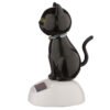 Home Decor~Lucky Black Cat Novelty Solar Powered Dashboard Flip Flap Pal