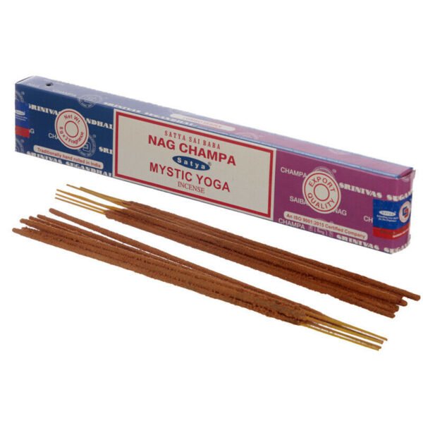 Home Fragrance~SATYA Sai BaBa Nag Champa & Mystic Yoga Incense Sticks 12 x 14 sticks