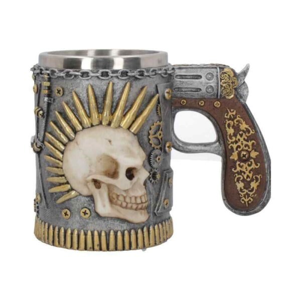 Magicun Giftware~Russian Roulette Tankard 18cm Skull Tankard