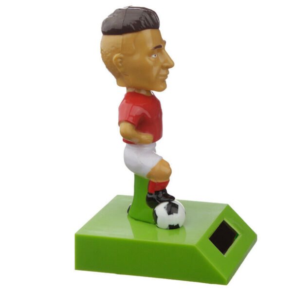 Home Decor~Collectable Footballer Solar Powered Pal Car Dash Office Home Gift Ornament