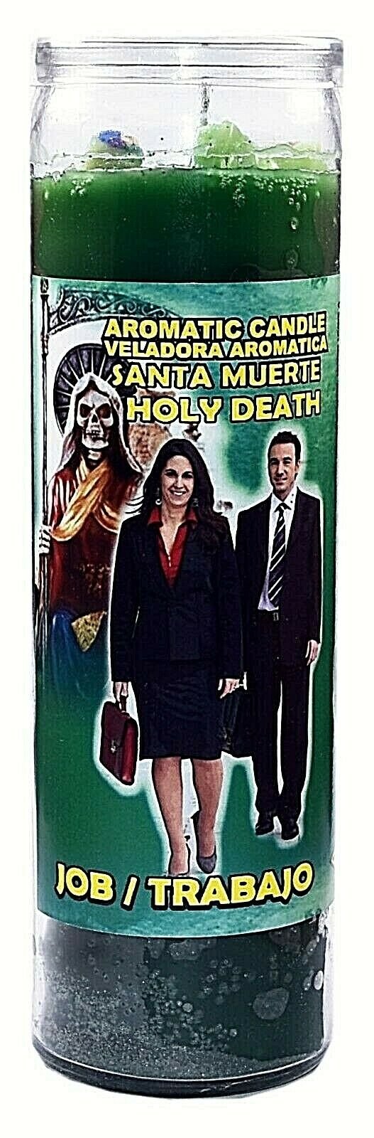 CANDLE COCKTAIL AROMATIC HOLY DEATH JOB- SANTA MUERTE TRABAJO