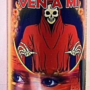 CANDLE COCKTAIL AROMATIC VELA HOLY DEATH COME TO ME- SANTA MUERTE VEN A MI
