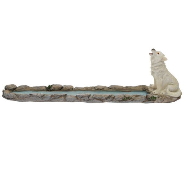 Home Fragrance~Protector Of The North River Wolf Incense Ashcatcher