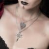 Alchemy Gothic Pewter - GODDESS - Crystal Wiccan Pendant Necklace