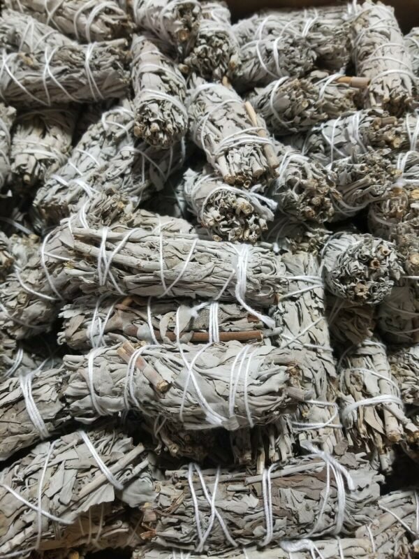 Palo Santo & Sage~10X White Sage Smudge Sticks / Wands 4 - 5 " Negativity Removal