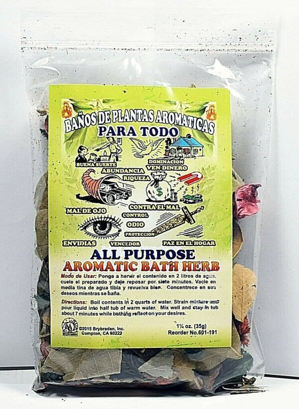 【Bath Herb】Spiritual Aromatic Bath Herb ALL PURPOSE PARA TODO Bano de Hierbas 1oz