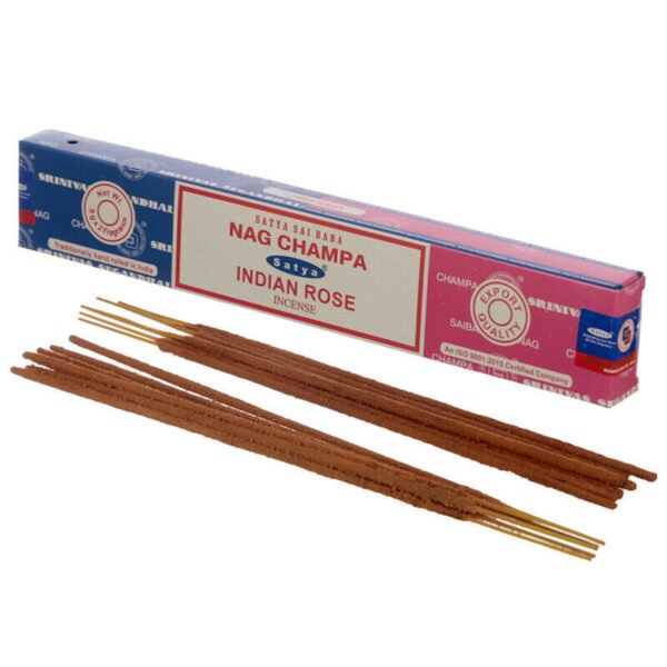 Home Fragrance~SATYA Sai BaBa Nag Champa & Indian Rose Incense Sticks 12 x 14 sticks