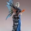 Fairy Collection~Blue Cape Fairy With Fire Breathing Dragon Figurine Statue 11.5" High New In Box
