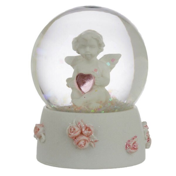Collectable design~Collectable Peace of Heaven Cherub - Sweet Dreams Snow Globe Shaker Ornament