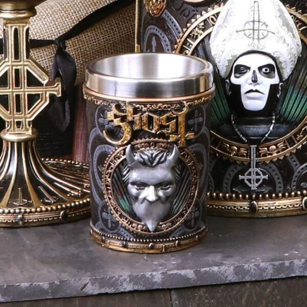 Magicun Giftware~Ghost Gold Meliora Shot Glass Band Merch Shotglass