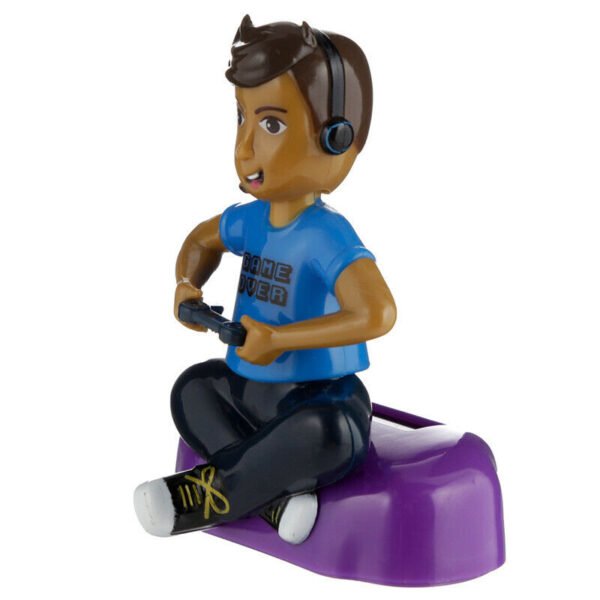 Home Decor~Collectable Game Over Gamer Solar Powered Pal Novelty Car Home Office Decoration