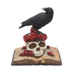 Magicun Giftware~Heartaches Reflection 17cm Raven Figurine Medium