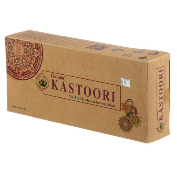 Home Fragrance~Goloka Organika Kastoori collection incense sticks- 1 case (6 boxes)