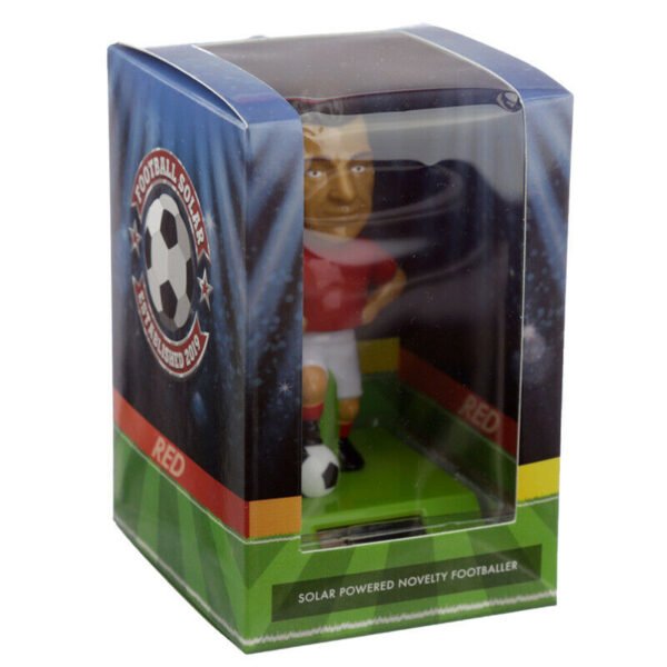 Home Decor~Collectable Footballer Solar Powered Pal Car Dash Office Home Gift Ornament