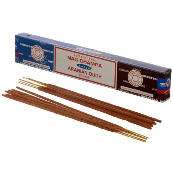 Home Fragrance~SATYA Sai BaBa Nag Champa & Arabian Oudh Incense Sticks 12 x 14 sticks