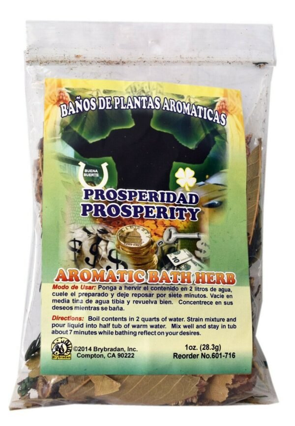【Bath Herb】Spiritual Aromatic Bath Herb PROSPERITY PROSPERIDAD Bano de Hierbas 1oz