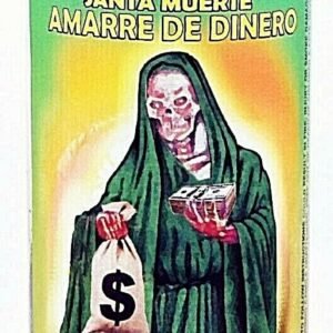 CANDLE COCKTAIL AROMATIC HOLY DEATH MONEY BINDING - SANTA MUERTE AMARRE DINERO