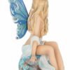 Magicun Giftware~Nemesis Jewelled Fairy Figurine Ornament Statue Petals Wings Pink Blue