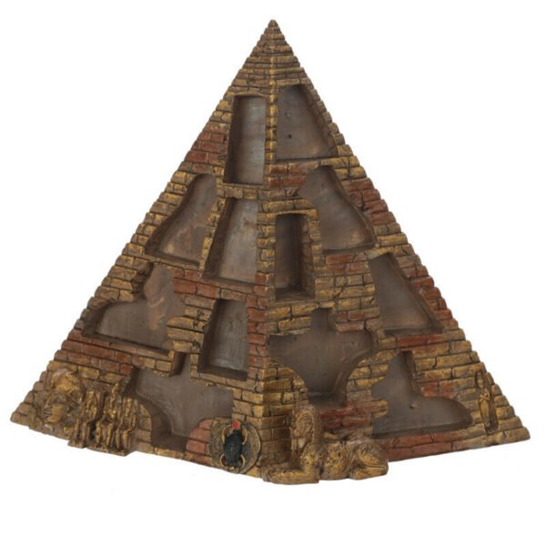 Home Decor~Novelty Egyptian Pyramid World Figures Display Stand