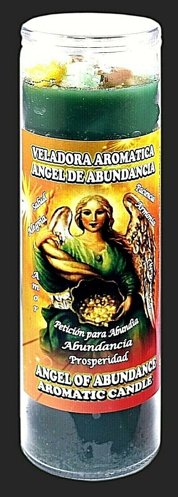 CANDLE COCKTAIL AROMATIC VELA ANGEL OF ABUNDANCE - ANGEL DE ABUNDANCIA