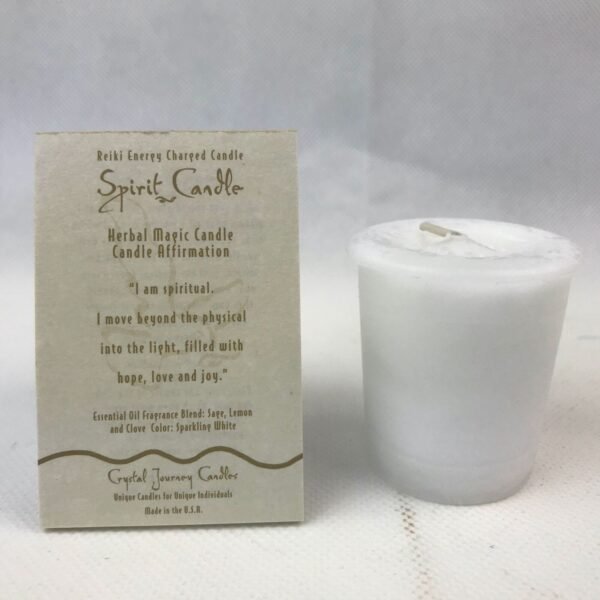 Magic Candle~Spirit Crystal Journey Reiki Charged Herbal Votive Candle One Candle