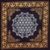 Witchcraft~Flower of Life Altar Tarot Cloth Or Crystal Grid 24" X 24" Wicca Pagan