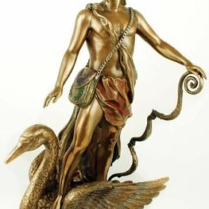 Witchcraft~APOLLO STATUE Greek Roman God 10.5" APOLLON Healing Music Poetry Archery, More