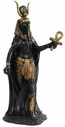 Witchcraft~HATHOR STATUE-Egyptian Goddess BEAUTY COSMETIC ARTS WOMEN DANCERS SKY-EYE OF RA