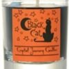Magic Candle~Black Cat Crystal Journey Herbal Clove Soy Votive Candle In Glass Holder