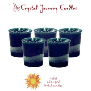 Magic Candle~Set of 5 "Peace" Serenity Reiki Charged Herbal Essential Oils Votive Candles