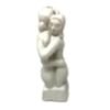 Magic Candle~Hugging Couple Lovers White Image Figurine Spell Candle Pagan Wicca Hoodoo 5 1/2
