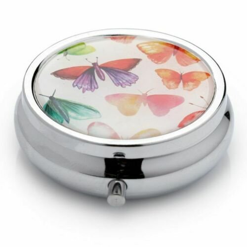 Collectable Design~Handy Metal Pill Box Pick of the Bunch Botanical