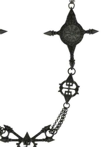 VEGVISIR - Necklace Pendant Black