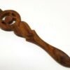 Wicca & Paganism~Triple Moon Sheesham Wood Carved Spoon 6-1/2" Ritual Magick Spells Wicca Pagan