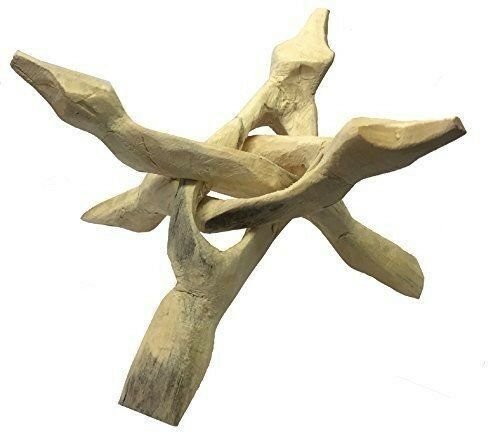 Palo Santo & Sage~Abalone Shell or Crystal Ball Stand Tripod 6" Natural Finish (Set of 2)