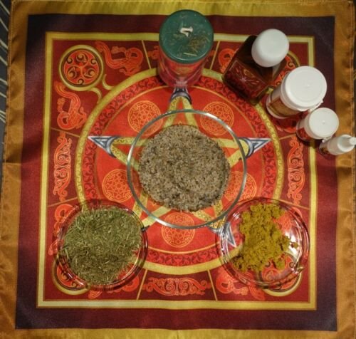 MagicunTarot Cloth~Ancient Rite of Wicca Magic protection from evil