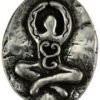 Witchcraft~Pewter Goddess Pocket Stone Altar Coin Wicca Pagan Amulet Talisman Magick