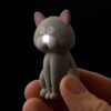 Home Decor~1 Meowing Light and Sound Kitty Cat Keyring LED key ring