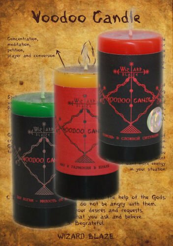 MagicunTarot Cloth~Candle Voodoo " Draw lover / mistress" V -06