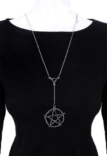 BRANCH PENTAGRAM NECKLACE - Silver