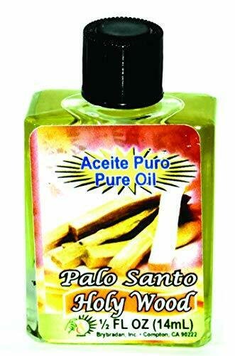 BRYBRADAN HOLY WOOD PURE OIL - PALO SANTO ACEITE PURO 1/2OZ 1 3 6 12 PCS
