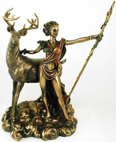 Witchcraft~DIANA STATUE Roman Goddess Mythology ARTEMIS CHILDBIRTH FERTILITY NATURE MOON