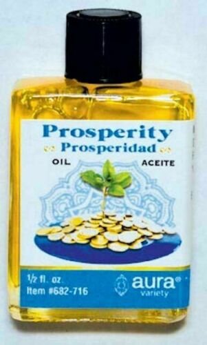 【Magic Oil】Prosperity Ritual Magical Oil Hoodoo Santeria Pagan Spell Oil 4 Dram