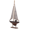 Home Decor~Tall Sailing Boat Nautical Decoration Seaside Bathroom Decor wooden Sail Gift
