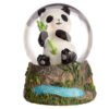 Collectable design~Pandarama Waterball Snow Globe Glitter Shaker Ornament Gift