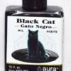 【Magic Oil】Black Cat Ritual Magical Oil (Gato Negro) Wicca Pagan Santeria Hoodoo Spell Oil